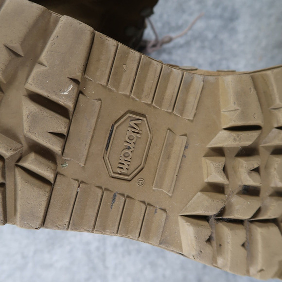 McRae Boots Mens 11.5 Combat Military Hot Weather Tactical Leather Vibram Brown - Picture 14 of 16